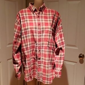 Men's Plaid Corduroy Shirt